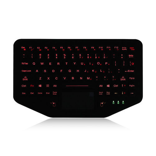 Клавиатура для письменного стола - K-TEK-M284TP-FP-FN-BL-FDT - Key Technology China Limited - с механическими клавишами / с клавишей Fn / 2 клавиши мыши