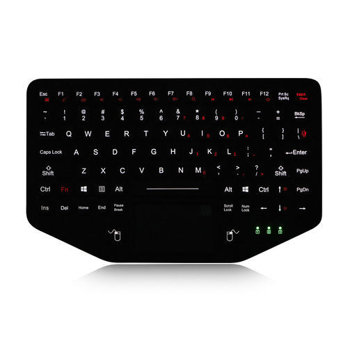 Встраиваемая клавиатура - K-TEK-M284TP-FP-FN-BL - Key Technology China Limited - с механическими клавишами / с клавишей Fn / 2 клавиши мыши