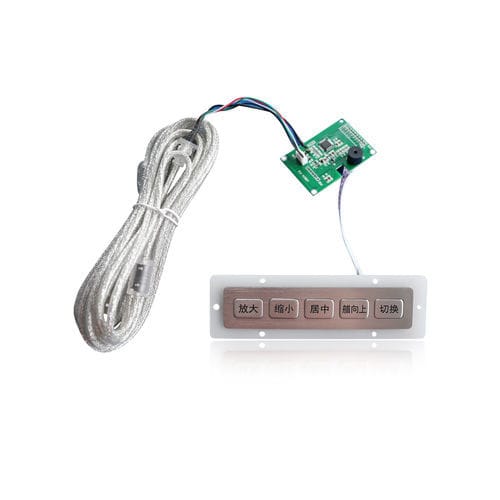 Цифровая клавиатура 5 клавиш - K-TEK-B135FK-5-DWP - Key Technology China Limited - встраиваемая / из нержавеющей стали / RS-232