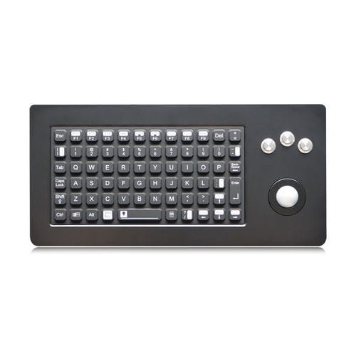 Встраиваемая клавиатура - K-TEK-M280-OTB-FN-ML-BT-DWP - Key Technology China Limited - с клавишей Fn / 3 клавиши мыши / с трекболом