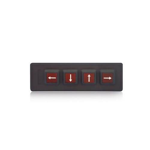 Цифровая клавиатура для контроля - K-TEK-M32FK-4-AC-BL - Key Technology China Limited - 4 клавиши / встраиваемая / из силиконового каучука