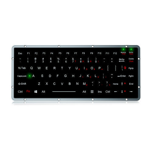 Встраиваемая клавиатура - K-TEK-M270-FN-BL-IT-NV-151B-DWP - Key Technology China Limited - с механическими клавишами / с клавишей Fn / 86 клавиш
