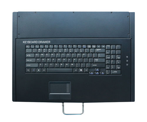 Установленная клавиатура на стеллаже с выдвижными ящиками - K-TEK-1U-KB-TP-PL - Key Technology China Limited - с клавишей Fn / 2 клавиши мыши / 99 клавиш