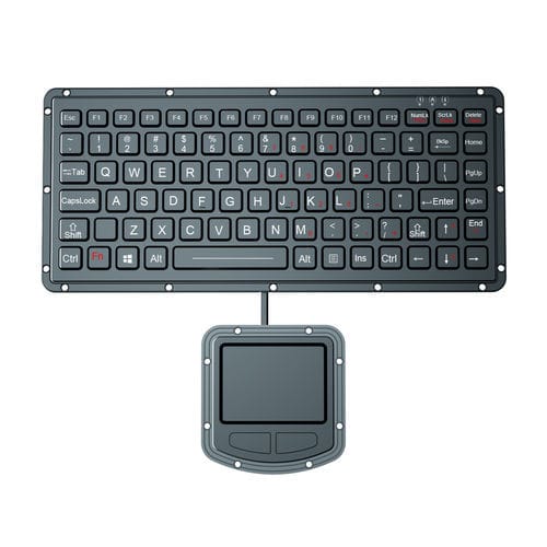 Встраиваемая клавиатура - K-TEK-M270-FN-BL-ML+M73TP - Key Technology China Limited - с механическими клавишами / с клавишей Fn / 2 клавиши мыши