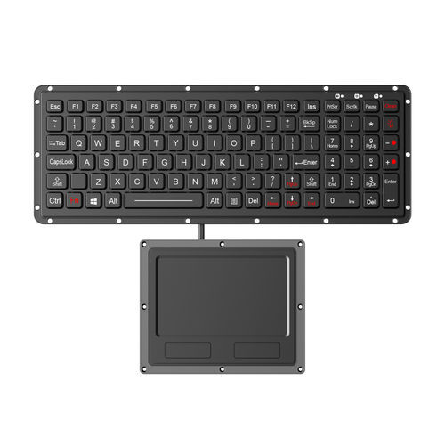 Встраиваемая клавиатура - K-TEK-M315KP-FN-BL-NV-151B+M125TP - Key Technology China Limited - с клавишей Fn / 2 клавиши мыши / 102 клавиши