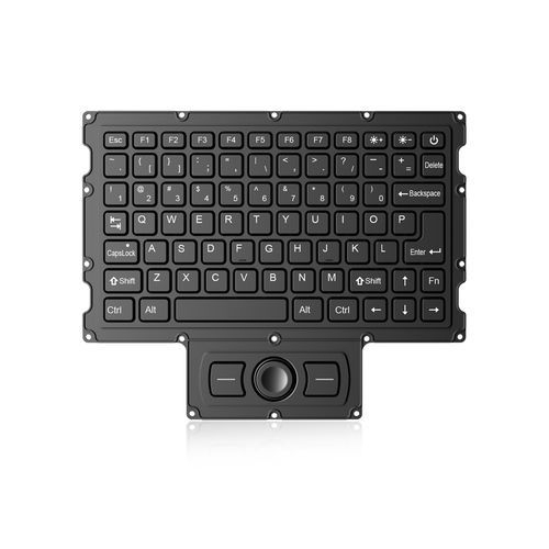 Встраиваемая клавиатура -  K-TEK-M205-DHP-FN-NV-151B - Key Technology China Limited - с механическими клавишами / 2 клавиши мыши / 78 клавиш
