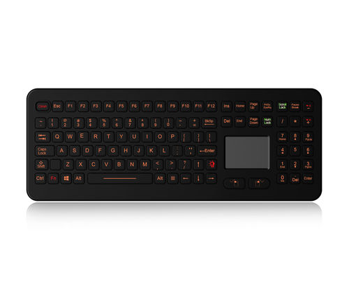 Клавиатура для письменного стола - K-TEK-M399TP-KP-FN-BL-DT - Key Technology China Limited - 2 клавиши мыши / 107 клавиш / с сенсорной панелью