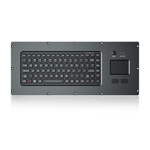 Встраиваемая клавиатура - K-TEK-M420TP-FN-BL-NV-151B-BT+KVM - Key Technology China Limited - с механическими клавишами / 2 клавиши мыши / 87 клавиш
