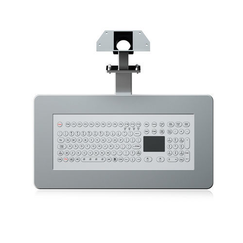 Клавиатура для письменного стола - K-TEK-D527TP-KP-FN-MDT-AL - Key Technology China Limited - мембранная / с клавишей Fn / 2 клавиши мыши