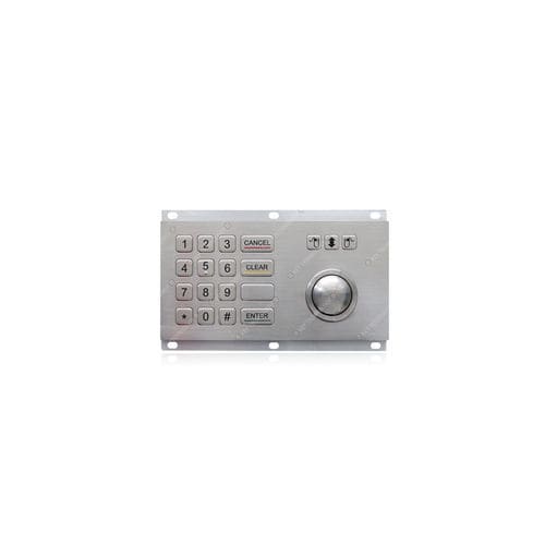 Цифровая клавиатура 16 клавиш - K-TEK-B196-38-MTB-60-KP - Key Technology China Limited - встраиваемая / с механическими клавишами / из нержавеющей стали
