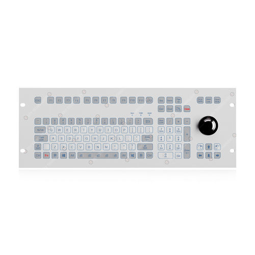Встраиваемая клавиатура - K-TEK-D483-178-MTB-KP-FN-SW - Key Technology China Limited - мембранная / 108 клавиш / с трекболом