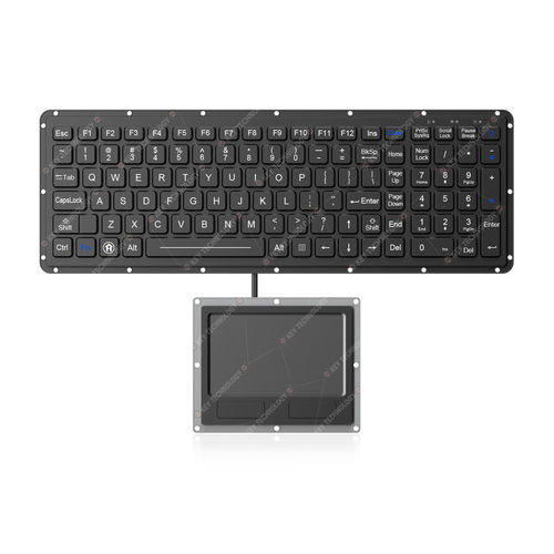 Встраиваемая клавиатура - K-TEK-K-TEK-M386KP-FN-BL-ML+M127TP - Key Technology China Limited - с механическими клавишами / 105 клавиш / с клавишей Fn