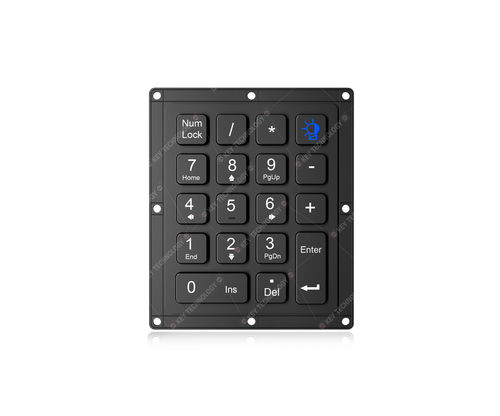 Встраиваемая клавиатура - K-TEK-M87KP-18-BL-KC-ML - Key Technology China Limited - с механическими клавишами / 18 клавиш / для транспортной отрасли