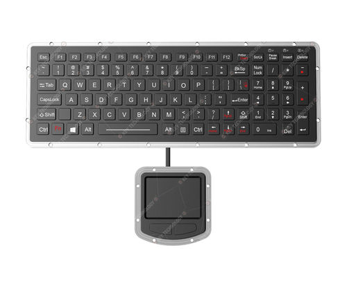 Встраиваемая клавиатура - K-TEK-M327KP-FN-BL-NV-151B-DWP+M73TP - Key Technology China Limited - с механическими клавишами / 101 клавиша / 2 клавиши мыши