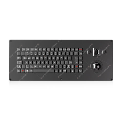 Встраиваемая клавиатура - K-TEK-M435-172-MTB-AVR-RM-FN-BL-151B-DWP - Key Technology China Limited - угольный контакт / 91 клавиша / с трекболом