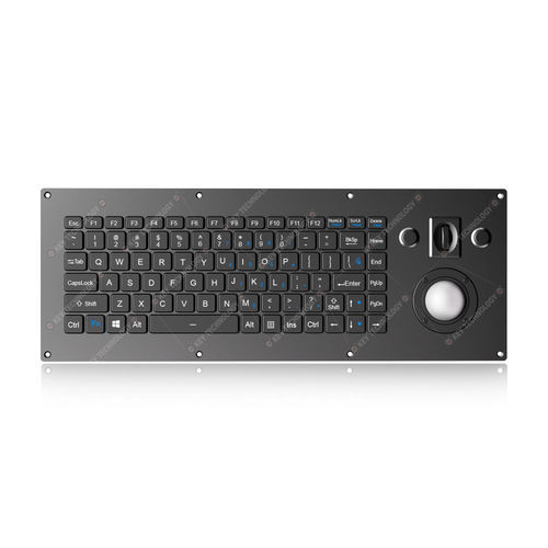 Встраиваемая клавиатура - K-TEK-V405-OTB-AVR-RM-FN-BL-FC-SC-ANA-151B-BT - Key Technology China Limited - с ножничными механизмом клавиш / 2 клавиши мыши / 86 клавиш