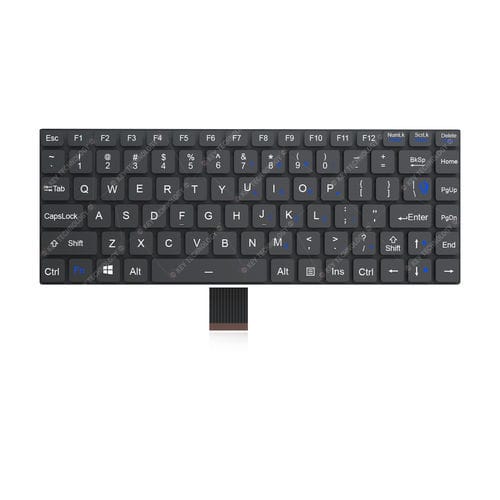 Встраиваемая клавиатура - K-TEK-V285-FN-BL-FC-SC-DM-DWP - Key Technology China Limited - с ножничными механизмом клавиш / 86 клавиш / для использования в медицине