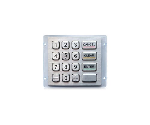 Цифровая клавиатура 16 клавиш - K-TEK-A100-90KP-RP-DWP - Key Technology China Limited - встраиваемая / из металла / из нержавеющей стали
