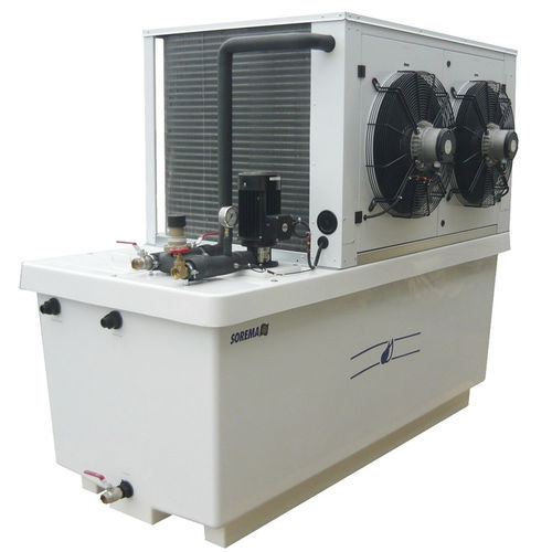 Охладитель для воды - RIS-H 950 series - SOREMA - из нержавеющей стали / с конденсатором воздуха / мобильный