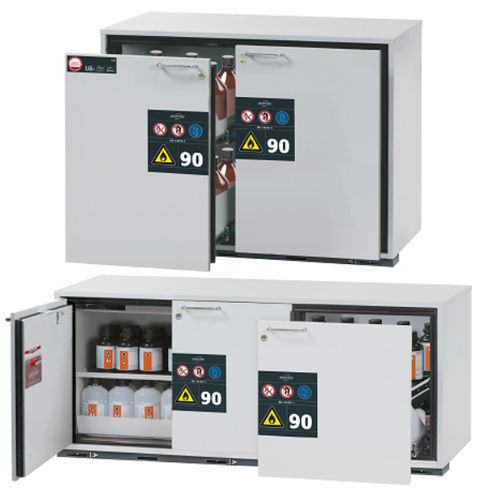 Шкаф для хранения - UB-LINE - asecos GmbH - для обеспечения безопасности / напольный / с выдвижным ящиком