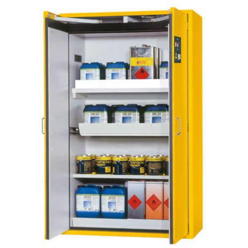 Шкаф для хранения - S-LINE - asecos GmbH - для обеспечения безопасности / напольный / простая дверь