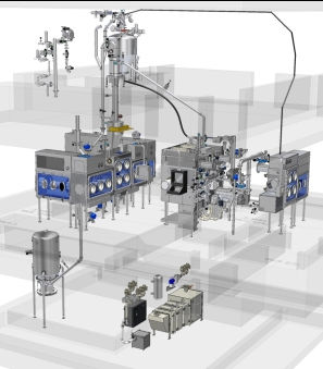 Система передачи для порошка - Sterile Powder Handling - Dec Group - для стерилизации