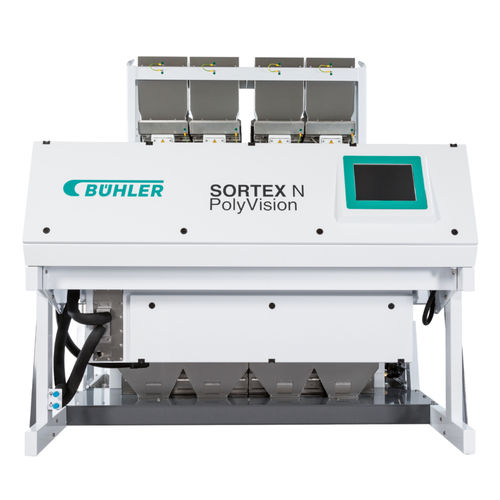 Сортирующее устройство для рециклирования пластика - SORTEX N PolyVision - Bühler Group - оптическое / с помощью цвета / автоматическое