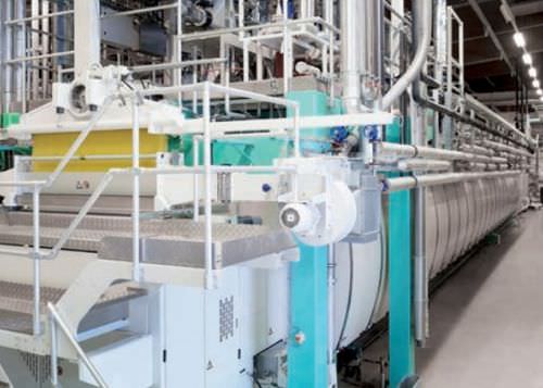 Осушитель горячим воздухом - Ecothermatik™ - Bühler Group - непрерывного действия / для пищевой промышленности / для очистки