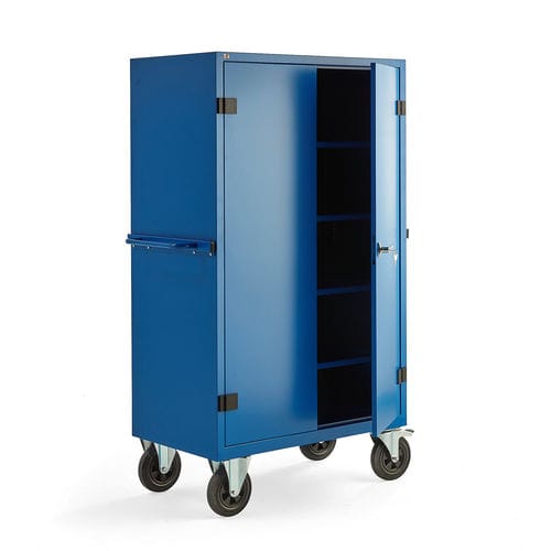 Шкаф для хранения - 220861 - AJ Produkter - на роликах / с полками / из стального листа
