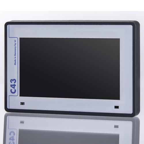 Программируемая автоматическая система в сети Ethernet - C43-XS - TCI - с ЧМИ со встроенным сенсорным экраном