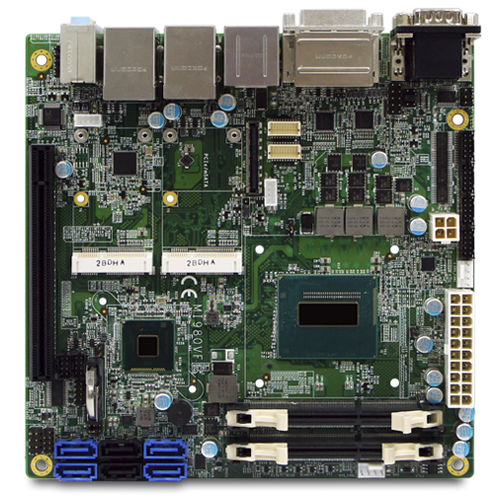 Материнская плата мини-ITX - MI980 - IBASE TECHNOLOGY - Intel® Core™ i series / Intel® QM87 / Intel®