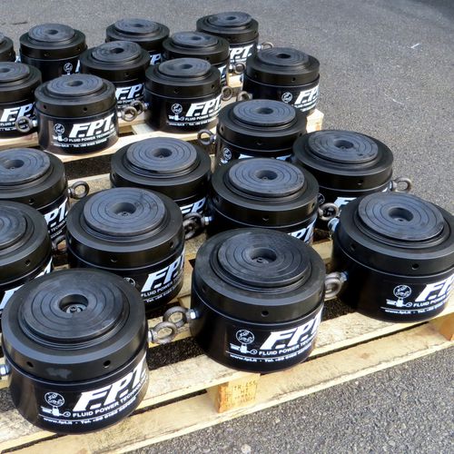Гидравлический цилиндр - CRMA GS - FPT Fluid Power Technology - с пружинным возвратом / из алюминия / плоский
