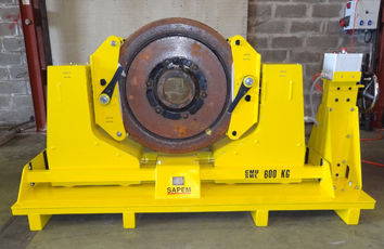 Электрический роторный стол - wheel tilter - SAPEM - наклонный