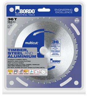 Круговой пильный диск - Multicut series - Bordo Industrial Pty ltd - TCT / для стали / для цветных металлов