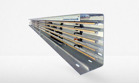Токоподводящий рельс из стали с медным покрытием - max. 2 160 A | SOCL - stemmann-technik - открытый