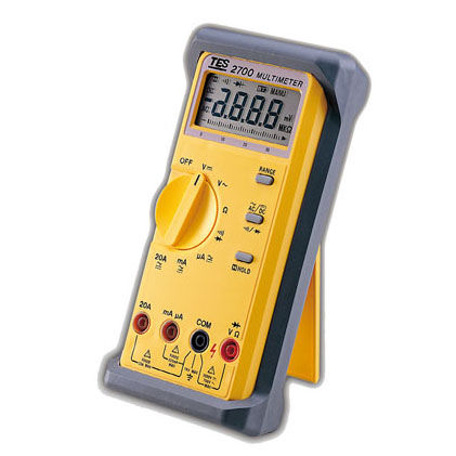 Мультиметр с линейным индикатором - TES-2700 - TES Electrical Electronic Corp. - переносной / 600 В / 20 A