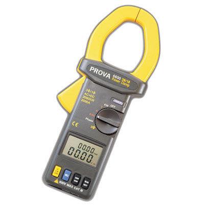 Трехфазовый мультиметр-зажим - PROVA-6600 - TES Electrical Electronic Corp. - цифровой / переносной / 600 В