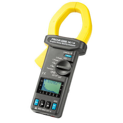 Анализатор для электросети - PROVA-6200 - TES Electrical Electronic Corp. - качества энергии / гармоник / переносной