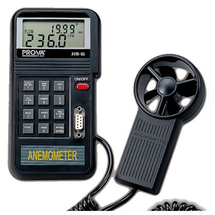 Термоанемометр винт - AVM-0 series - TES Electrical Electronic Corp. - переносной / цифровой / с питанием от аккумулятора