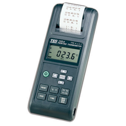 Термометр с термопарой - TES-1304 - TES Electrical Electronic Corp. - цифровой / переносной / программируемый