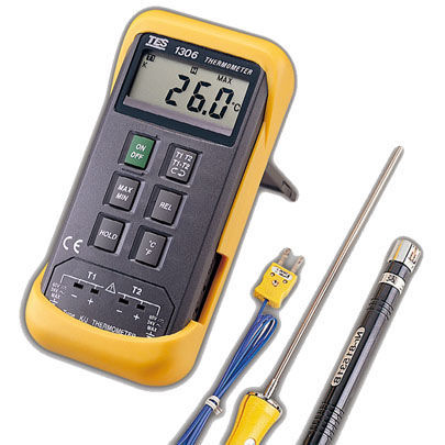 Термометр с термопарой - TES-1306 - TES Electrical Electronic Corp. - цифровой / °C / °F