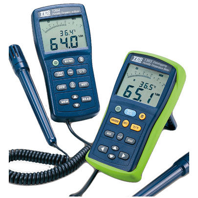 Цифровой термогигрометр - TES-13 series - TES Electrical Electronic Corp. - переносной / температуры / относительная влажность