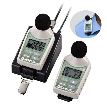 Дозиметр шума - TES-66 series - TES Electrical Electronic Corp. - с аккумулятором / для частного использования / цифровой
