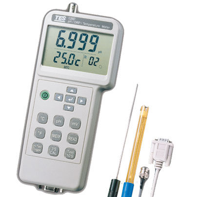 Прибор для измерения температуры - TES-1380K - TES Electrical Electronic Corp. - pH/окисление-восстановление / цифровой / переносной