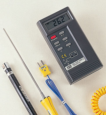 Термометр с термопарой - TES-1310 - TES Electrical Electronic Corp. - цифровой / °C / °F