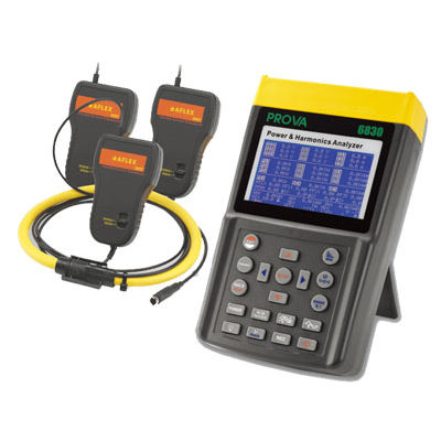 Анализатор для электросети - PROVA 6830A - TES Electrical Electronic Corp. - мощности / напряжения / коэффициента мощности