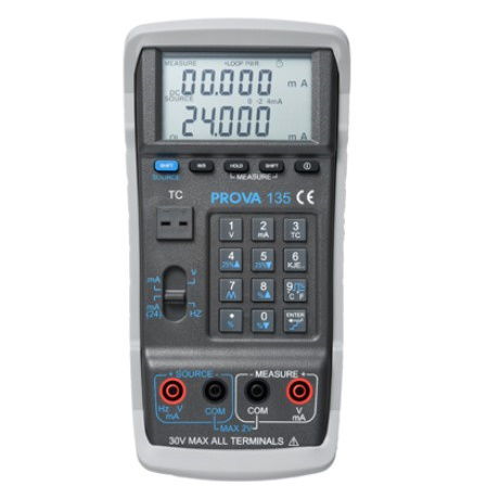 Калибратор контура - PROVA-135 - TES Electrical Electronic Corp. - для измерения температуры / частоты / для электрических измерительных приборов