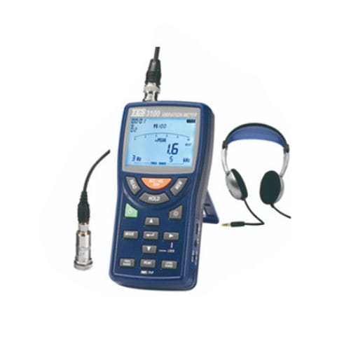 Виброметр для наблюдения за машиной - TES-3100 - TES Electrical Electronic Corp. - переносной / акселерометр