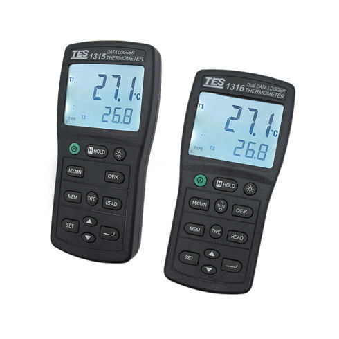 Термометр с термопарой - TES-131 series - TES Electrical Electronic Corp. - с дисплеем LCD / °C / °F