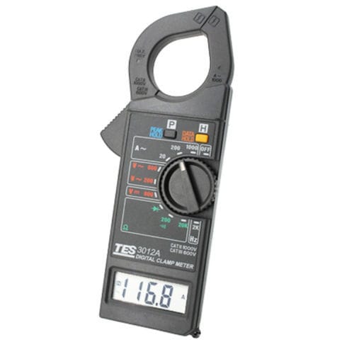 Цифровой мультиметр-зажим - TES-3012A - TES Electrical Electronic Corp. - переносной / 1000 В / 1000 A